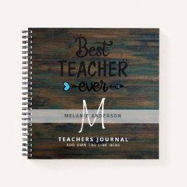 BEST LEHRER EVENT Monogram Journal Vielen Dank Notizblock