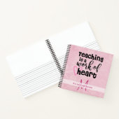 BEST LEHRER EVENT Monogram Journal Vielen Dank Notizblock (Innenseite)