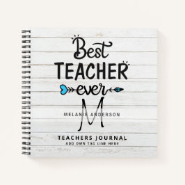 BEST LEHRER EVENT Monogram Journal Vielen Dank Notizblock