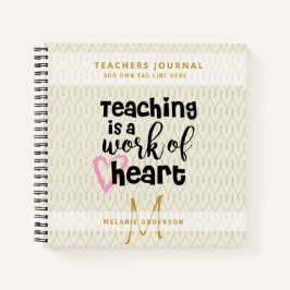 BEST LEHRER EVENT Monogram Journal Vielen Dank Notizblock