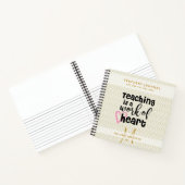 BEST LEHRER EVENT Monogram Journal Vielen Dank Notizblock (Innenseite)