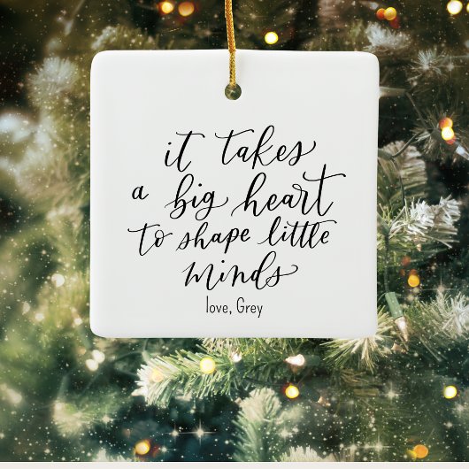 BEST LEHRER EVER Custom Ornament