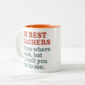 BEST LEHRER INDIVIDUELLE NAME TASSE (Vorderseite Links)