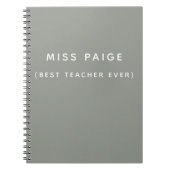 (BEST LEHRER JE) NOTIZBLOCK (Vorderseite)