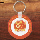 BEST LEHRER JE Personalisierte Geschenke unter 4 $ Schlüsselanhänger (Vorderseite)