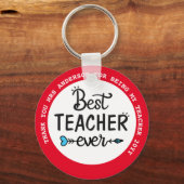 BEST LEHRER JE Personalisierte Geschenke unter 4 $ Schlüsselanhänger (Vorderseite)