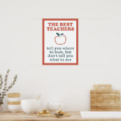 BEST LEHRER-Plakat Poster (Küche)