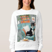 Best Life Cat Sweatshirt (Vorderseite)