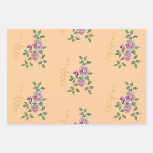 Best life ever Customize Geschenkpapier Set (Vorderseite 2)