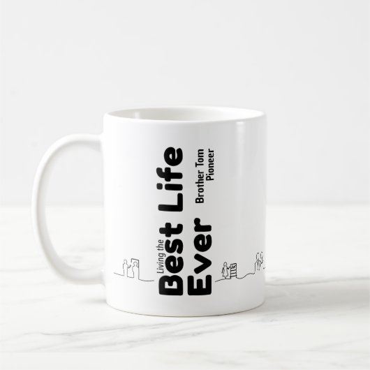 Best Life Ever - Individuelle Tasse (Links)