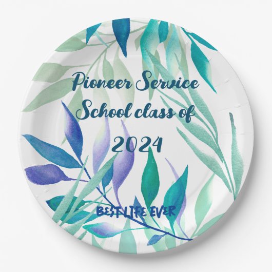 Best Life Ever - Pioneer School  Pappteller (Vorderseite)