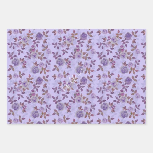 Best life ever text Customize Geschenkpapier Set (Vorderseite 3)