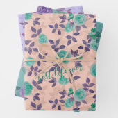 Best life ever text Customize Geschenkpapier Set (Beispiel)