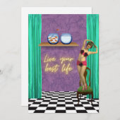 Best Life Funky Vintag Kitsch Flat (Vorne/Hinten)