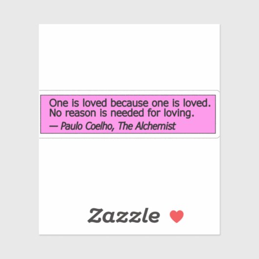 Best Life Quotes Aufkleber (Blatt)