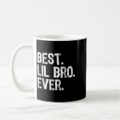 Best Lil Bro Ever Family Funny Little Brother Kaffeetasse (Links)