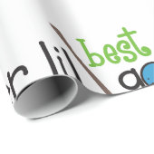 Best Lil Golfer Geschenkpapier (Rolleneckpunkt)