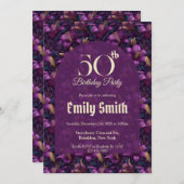 Best Lilies Flower 10Th Birthday Einladung (Vorne/Hinten)