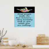 Best Listeners Poster (Küche)