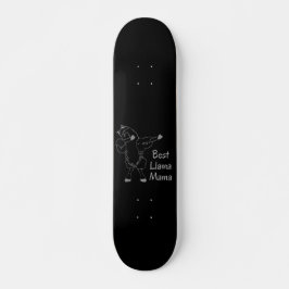 BEST LLAMA MAMA lustige Geschenkidee für Mutter Skateboard