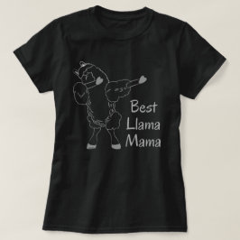 BEST LLAMA MAMA lustige Geschenkidee für Mutter T-Shirt