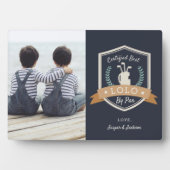 Best Lolo By Par | Golf Opa Foto Fotoplatte (Vorderseite)