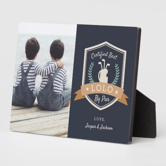 Best Lolo By Par | Golf Opa Foto Fotoplatte (Seite)