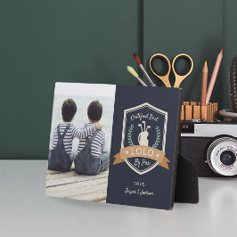 Best Lolo By Par | Golf Opa Foto Fotoplatte