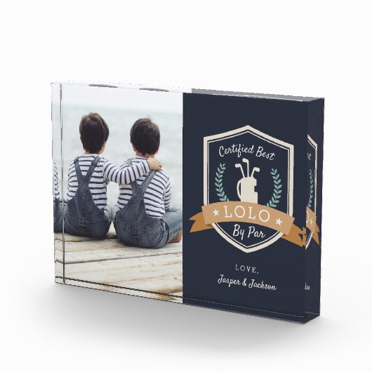 Best Lolo By Par | Golf Opa Fotoblock (Rechts)