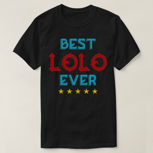 Best Lolo Ever Filipino Opa T-Shirt (Design vorne)