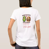 Best Love Gift Funny Food Women T-Shirt (Rückseite)