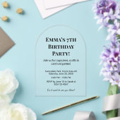 Best Luxury Clear Acrylic Geburtstagsparty Acryleinladungen (Insitu (Hochzeit))