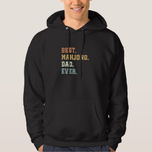 Best Mahjong Vater Ever Vatertag Funny Mahjong Hoodie
