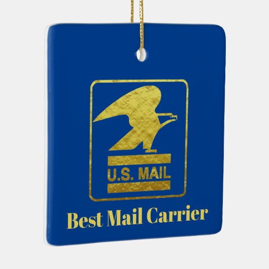 Best Mailman Christmas Ornament (Rechts)
