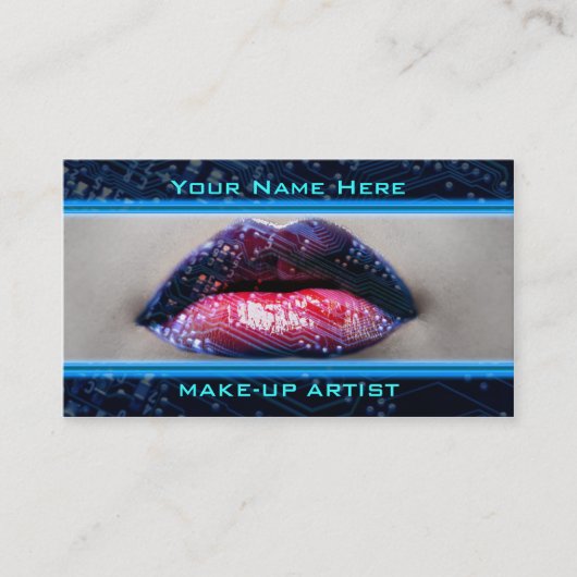 Best Make up Cosmetics Technology Business Cards Visitenkarte (Vorderseite)