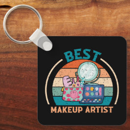 Best Makeup Artist - Retro Style Schlüsselanhänger