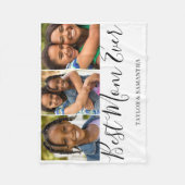 Best Mama 3 Foto Fleece Blanket (Vorderseite)