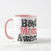 Best Mama Award in Pink - Zwei-Tone-Kaffee-Tasse Tasse (Links)