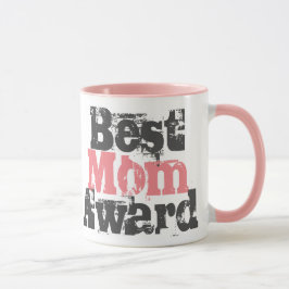 Best Mama Award in Pink - Zwei-Tone-Kaffee-Tasse Tasse
