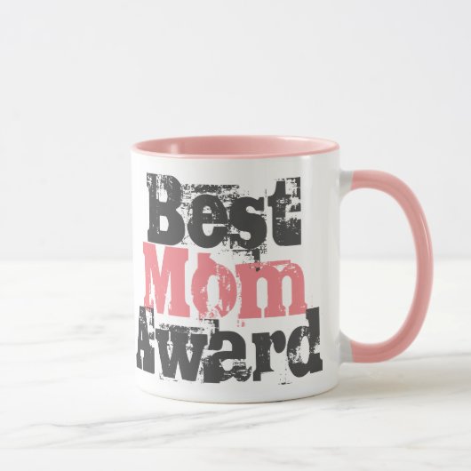 Best Mama Award in Pink - Zwei-Tone-Kaffee-Tasse Tasse (Rechts)