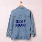 Best Mama Blue USA Flag Stars & Strips Jeansjacke (Hangar)