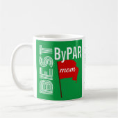 "Best Mama by Par" - kundenspezifische Kaffee-Tass Kaffeetasse (Links)