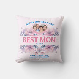 Best Mama Custom Foto Blumengeschenk Muttertag Ges Kissen