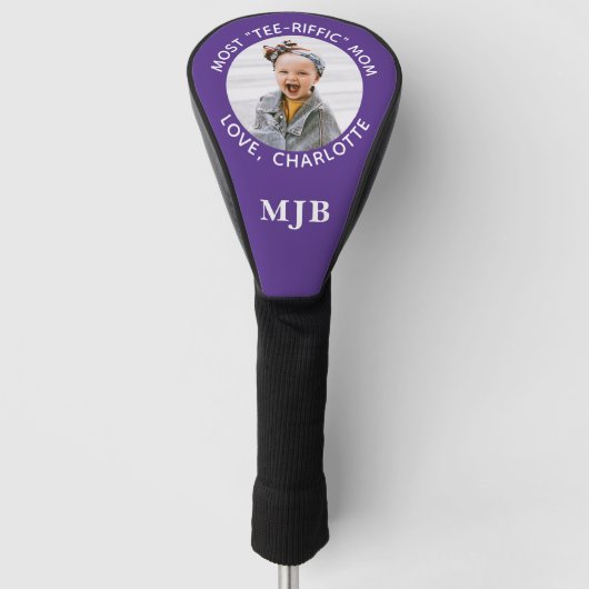 Best MAMA Custom Foto Personalisiert Monogram Golf Headcover (Vorderseite)