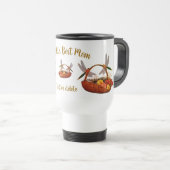 Best Mama Dragonflies Blume Basket Personalisiert Reisebecher (VorderseiteRechts)