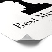 Best Mama Ever Award Poster (Ecke)