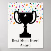 Best Mama Ever Award Poster (Vorne)