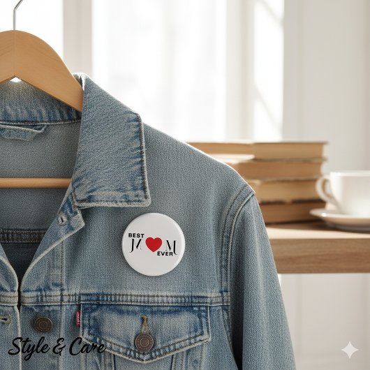 Best MAMA Ever Button - Ein Button der Liebe für M