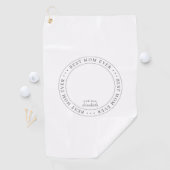 Best Mama Ever Classic Simple Foto Golfhandtuch (Insitu)