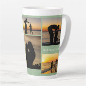 Best Mama Ever Custom Photo Gift Milchtasse (Rechte Ecke)